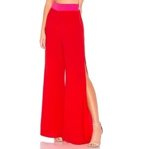 Show me your mumu red campbell pants NWT medium